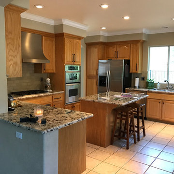 BEFORE PHOTO: Roseville Modern Spanish Colonial Kitchen
