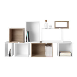 Stacked shelf system - Bookcases