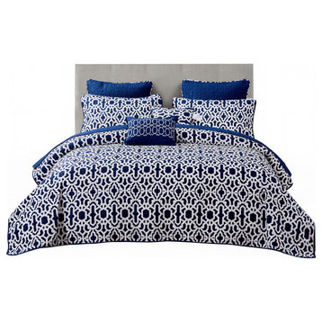 Montgomery Quilted 7 Piece Bed Spread Set, Montgomery, King