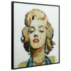 "Marilyn, John & Audrey" Printed Wall Art With Black Anodized Aluminum Frame