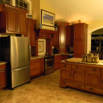 Countertops and Kitchen cabnets