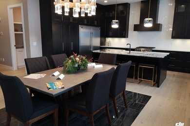 Example of a large trendy kitchen design in Other