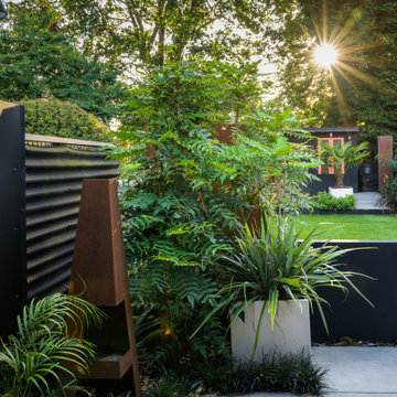 Modern Retro Garden in Leytonstone, London