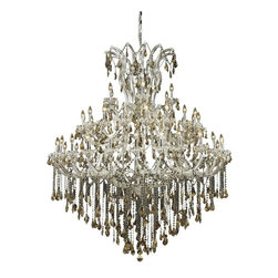 Elegant Lighting - Elegant Lighting 2801G60C-GT/SS Chandelier Maria Theresa - Ceiling Lighting