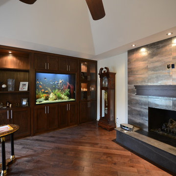 Living Room/Master Bedroom in Wall Aquarium