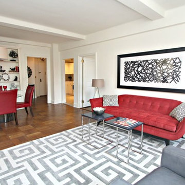 NYC Living/Family/Den Rooms by Designed to Appeal