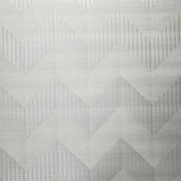 Bamboo zig zag Chevron Silver Gray Wallpaper, 27 Inc X 33 Ft Roll