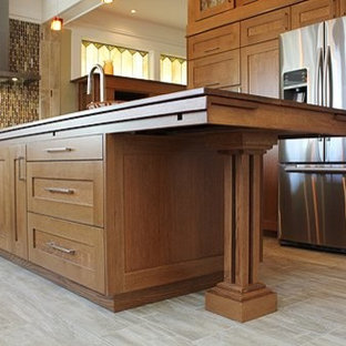 75 Beautiful Craftsman Kitchen With Concrete Countertops Pictures