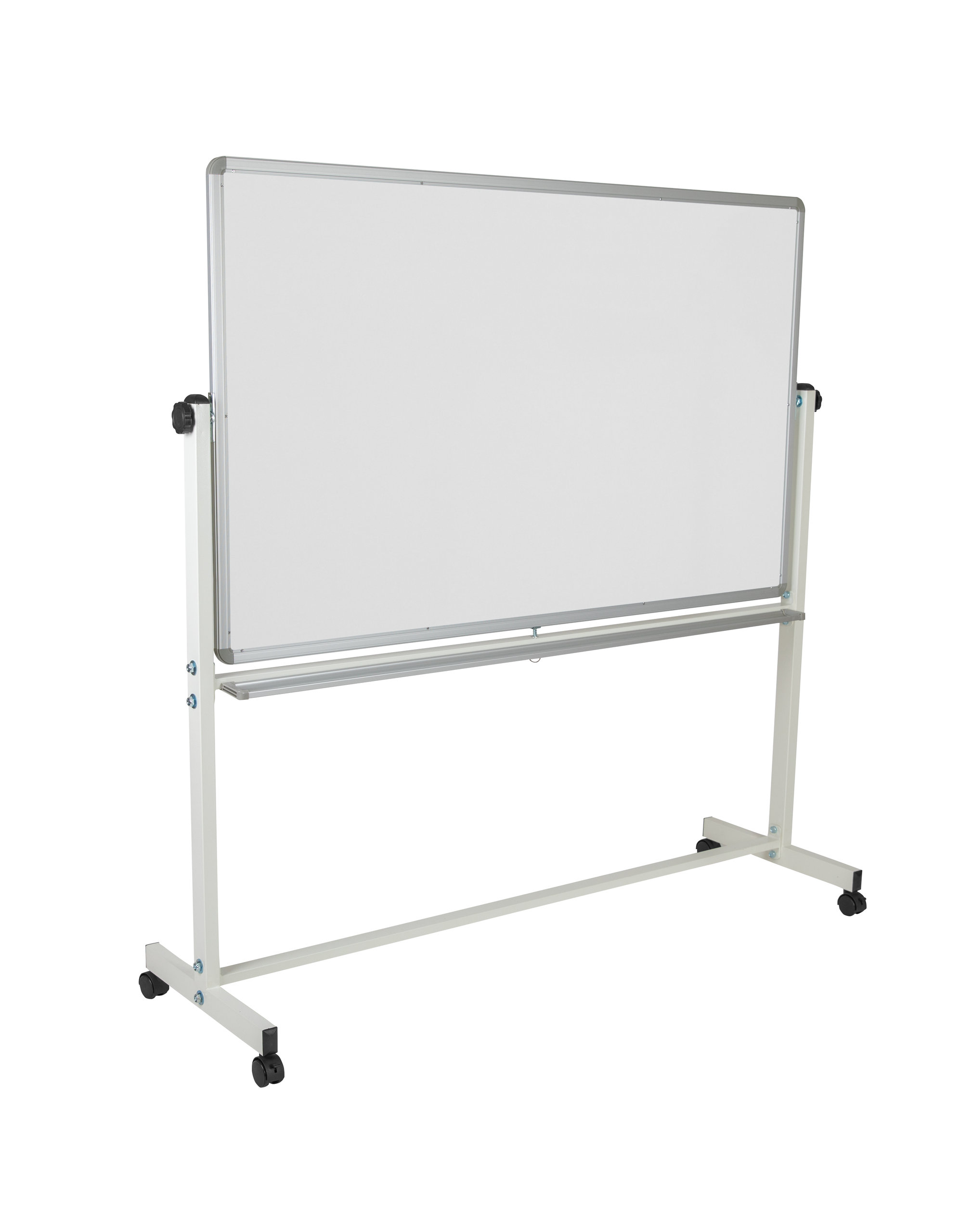 HERCULES Series Double-Sided Mobile White Board Stand with Pen Tray