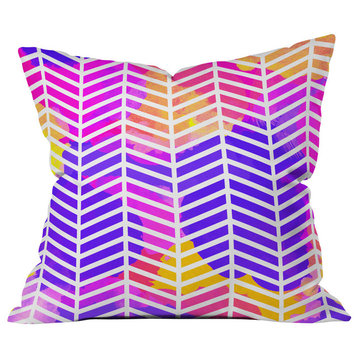 Deny Designs Rebecca Allen Purple Bliss Outdoor Throw Pillow