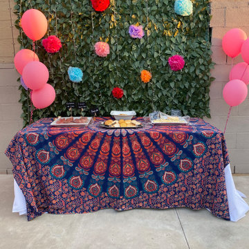 Hawthorne Birthday Party Outdoor Redesign
