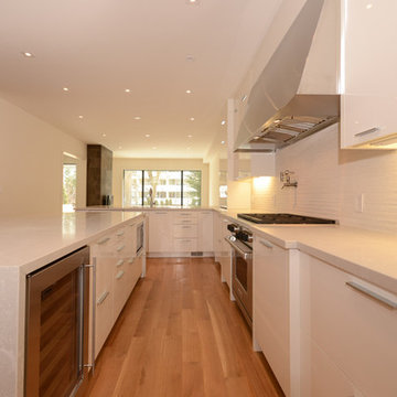 Heath Street Kitchen - Caesarstone Counters in Alpine Mist