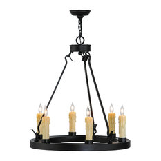 Meyda 24"W Deina 6-Light Chandelier