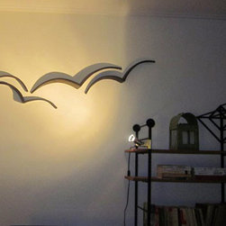 Ceramic Seagulls 3d wall art - Products
