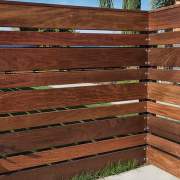 Ipe Fencing in the hills of Tarzana