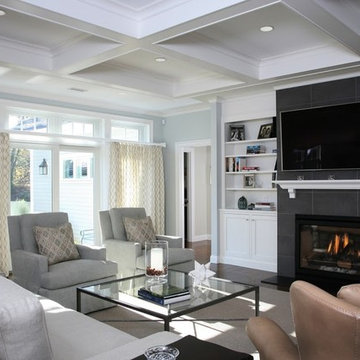 Modern One Floor Living Room Makeover