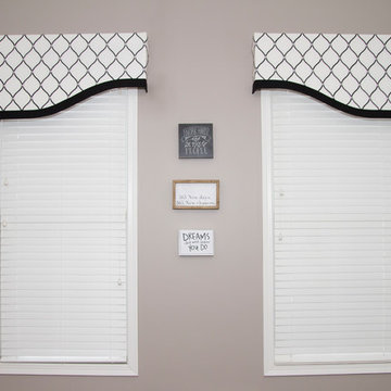 New Window treatments and Tableaux grills for a client in Fishers, IN