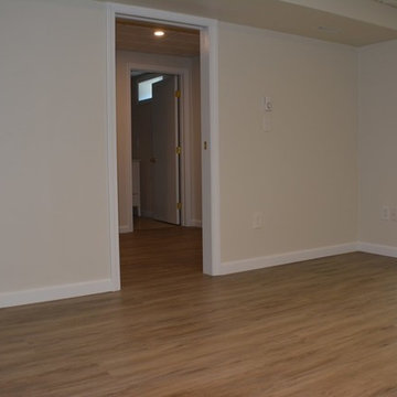 Worcester Basement Renovation After Pocket Doors