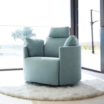 Moonrise Chair Power Recliner Rocker Glider Swivel by Famaliving California