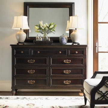 Royal Kahala Nine-Drawer Royal Suite Dresser With Drop-Front Component Storage