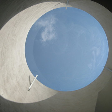 Penthouse in the Print House, Skylight above helical stairwell