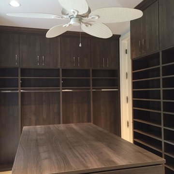 Wardrobe Room Closet in Hudson Cherry