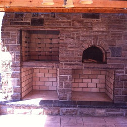 Stone Fireplace, pizza oven, BBQ... etc... - Outdoor Fireplaces