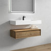 Alysa 42'' Floating Vanity, Acrylic Sink - Contemporary - Bathroom ...