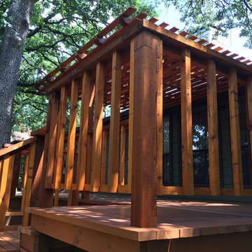 Cedar Wood Deck & Arbor, Grapevine Lake, Grapevine