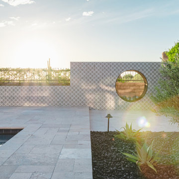 Luxury Fireplace and Complete Landscape Redesign