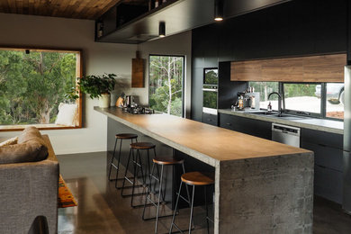Home design - contemporary home design idea in Hobart