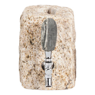 Stone Drink Dispenser - Funky Rock Designs Gray