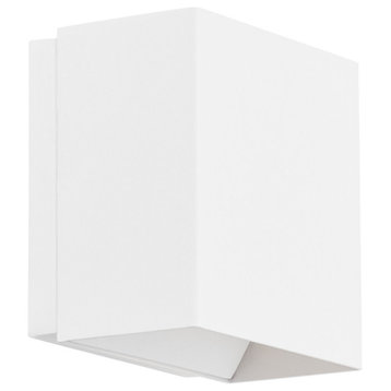 WAC Lighting WS-45105-27 Boxi 2 Light 5" Tall LED Wall Sconce Set - White