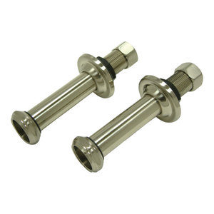 Polished Chrome Kingston Brass AEU4101 Aqua Vintage 1-3//4-Inch Wall Union Extension