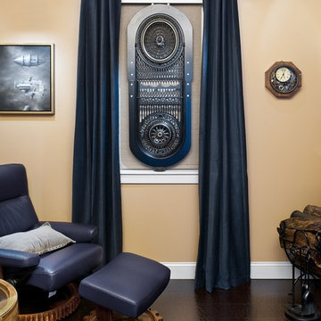 Salvaged Iron Fireplace Insert