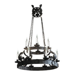 CH-184 Hand Made Iron Chandelier Designs - Chandeliers