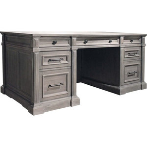 Sligh Graystone Avery Executive Desk Transitional Desks And