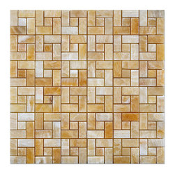 Honey Onyx Mosaic Polished - Home Decor
