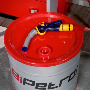 Car bed kids bedroom - Barrel Nightstand
