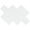 White Arabesque Glass Tile