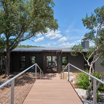 Midcentury Modern Lake House Kingsland