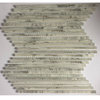 Birchwood Glass 12 in. x 12 in. Glass Thin Linear Decorative Mosaic Tile