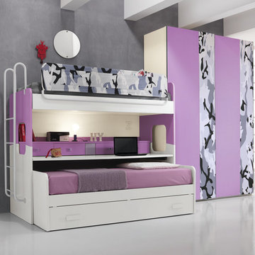 Spar Italian Kids Bedroom Set ONE 601 - MIG Furniture