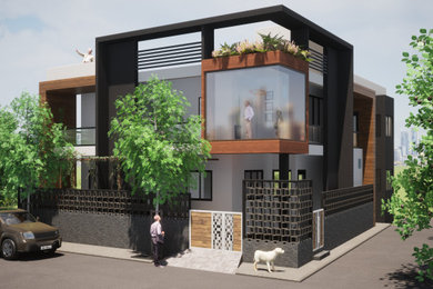 Balcony - modern balcony idea in Other