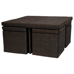 Tropical Coffee Table Sets by Oriental Furniture