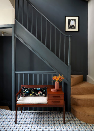 Transitional Staircase by A New Day - Interior Design Studio