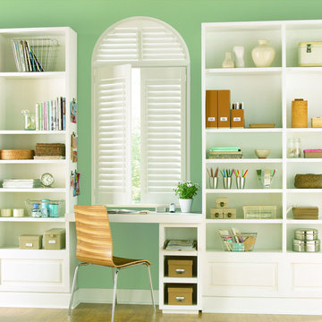 Study Nook with Plantation Shutters