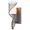 Varaluz 240K01 Flow 13" Tall Wall Sconce - Hammered Ore