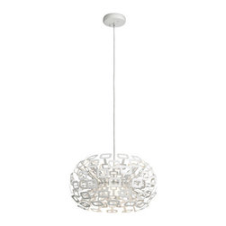 Elan Lighting - Elan Lighting Pendant White Quillo Collection - Pendant Lighting