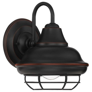 Designers Impressions Charleston Oil Rubbed Bronze 1 Light Wall Sconce